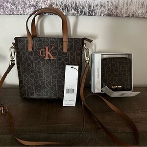 Calvin Klein Purse and matching wallet. Both brand new with tags!